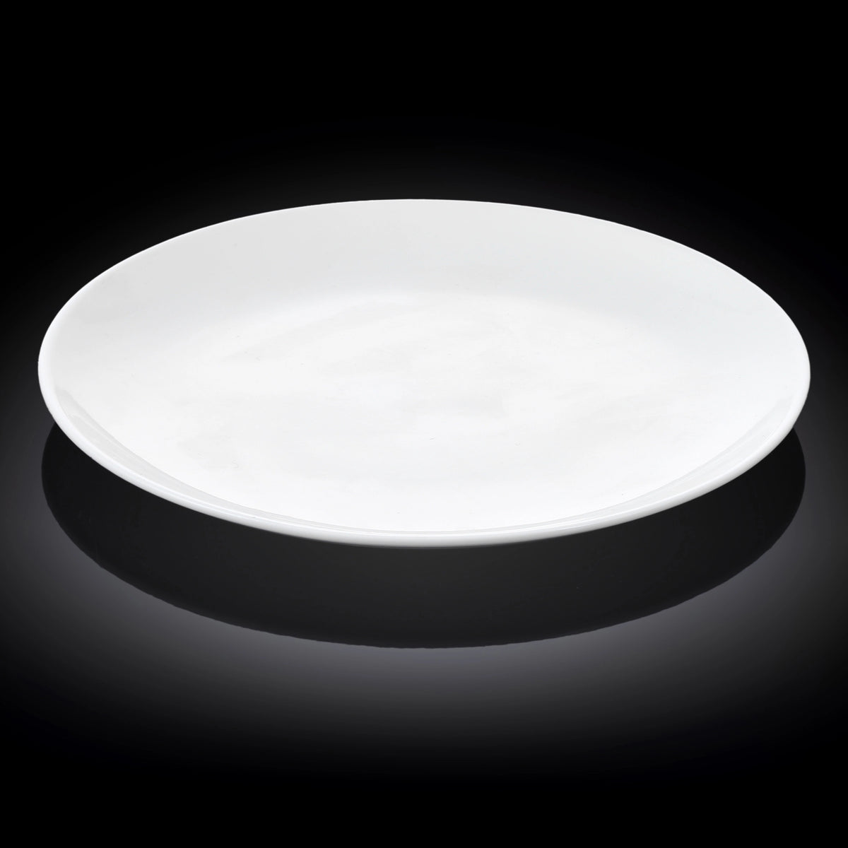Wilmax Porzellanplatte, rund mit gerolltem Rand, 30,5 cm, WL-991024/A