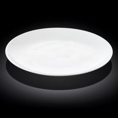 Wilmax Porzellanplatte, rund mit gerolltem Rand, 30,5 cm, WL-991024/A