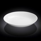 Wilmax Tiefer Servierteller 25,5 cm Weiß aus Porzellan