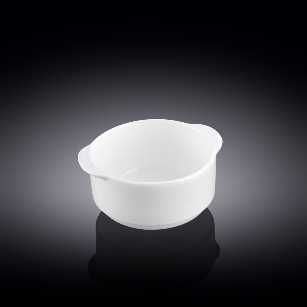 Wilmax Suppentasse 330 ml 11 cm aus Porzellan, Weiß WL-991127/A