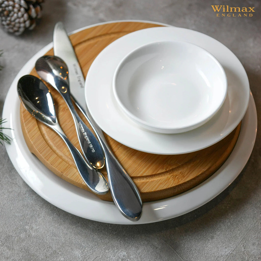 Wilmax Brotteller 15 cm Weiß aus Porzellan