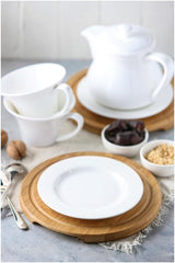 Wilmax Dessertteller Weiß 20 cm – Elegantes Design für Desserts – WL-991178/A
