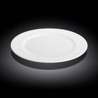 Wilmax Speiseteller 23 cm aus Porzellan, Weiß WL-991179/A