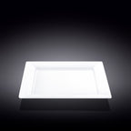 Wilmax Speiseteller 25 x 25 cm aus Porzellan, Weiß WL-991223/A
