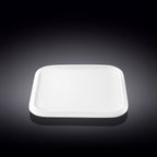 Wilmax Dessertteller 20 x 20 cm aus Porzellan, Weiß WL-991227/A