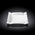 Wilmax Dessertteller 20 x 20 cm aus Porzellan, Weiß WL-991231/A
