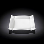 Wilmax Dessertteller 20 x 20 cm aus Porzellan, Weiß WL-991231/A