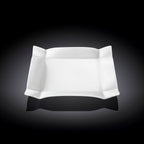Wilmax Speiseteller 25 x 25 cm aus Porzellan, Weiß WL-991232/A