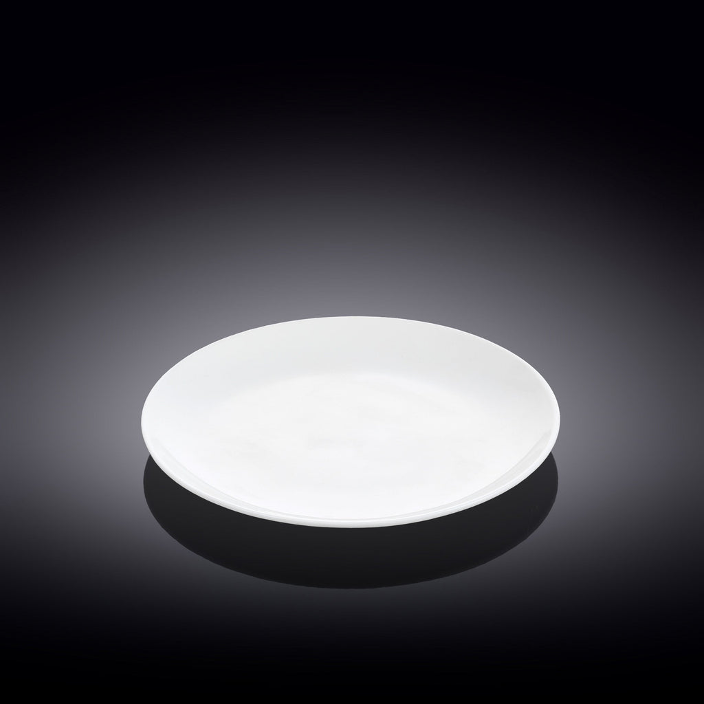 Wilmax Dessertteller 18 cm Weiß aus Porzellan