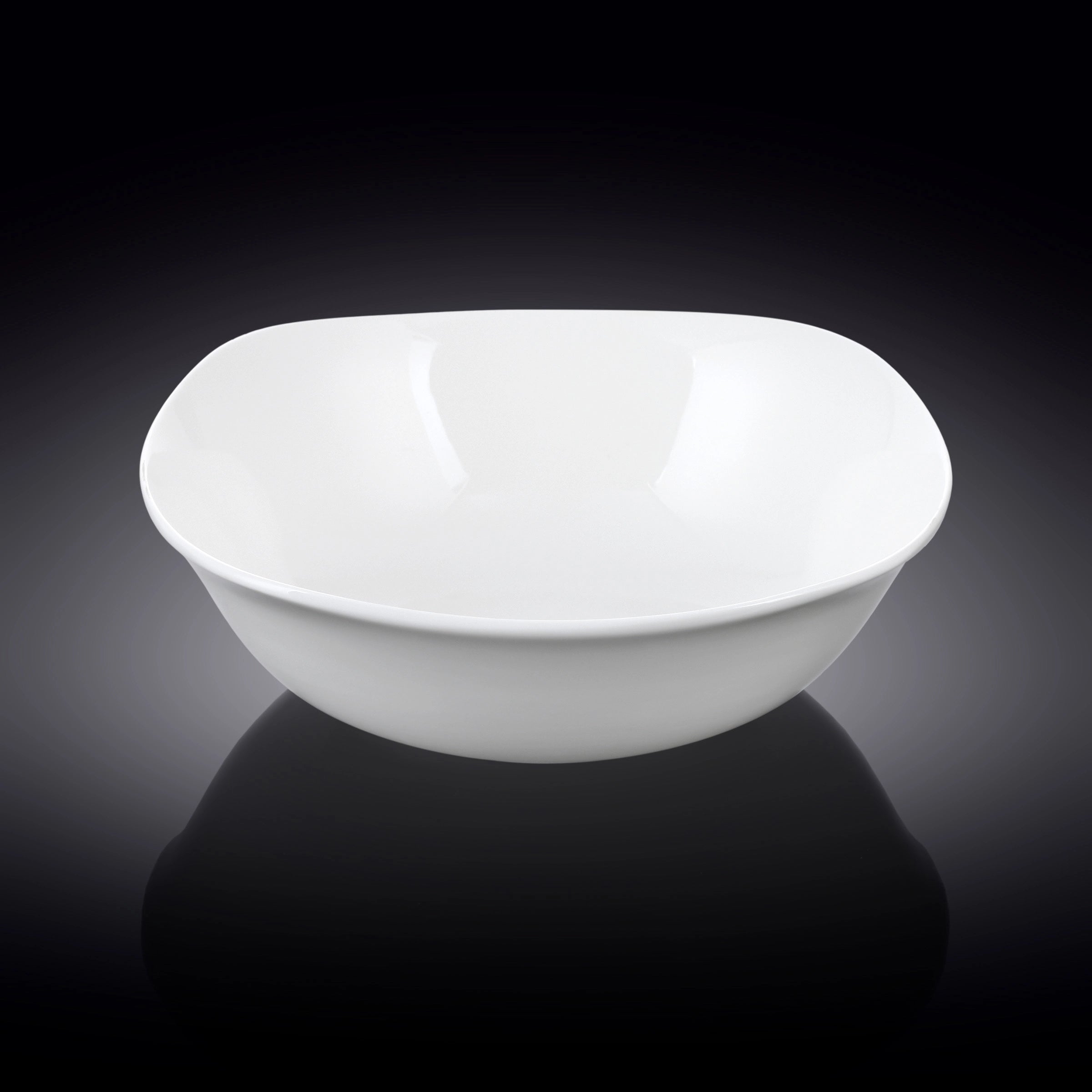 Wilmax Schale 1300 ml 21.5 x 21.5 cm aus Porzellan, Weiß WL-992002/A