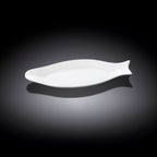 Wilmax Fischplatte 22 cm aus Porzellan Weiß WL-992006/A