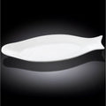 Wilmax Fischplatte 46 cm aus Porzellan Weiß WL-992009/A