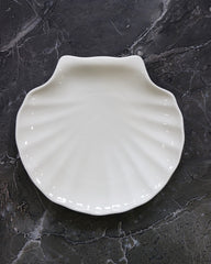 Wilmax Muschelschale, 13 cm, Porzellan, WL-992010/A