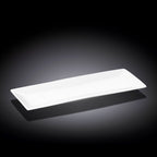Wilmax Servierplatte 30.5 x 12 cm aus Porzellan, Weiß WL-992015/A