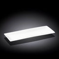 Wilmax Servierplatte 30.5 x 12 cm aus Porzellan, Weiß WL-992015/A