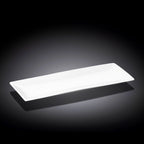 Wilmax Servierplatte 30.5 x 12 cm aus Porzellan, Weiß WL-992015/A