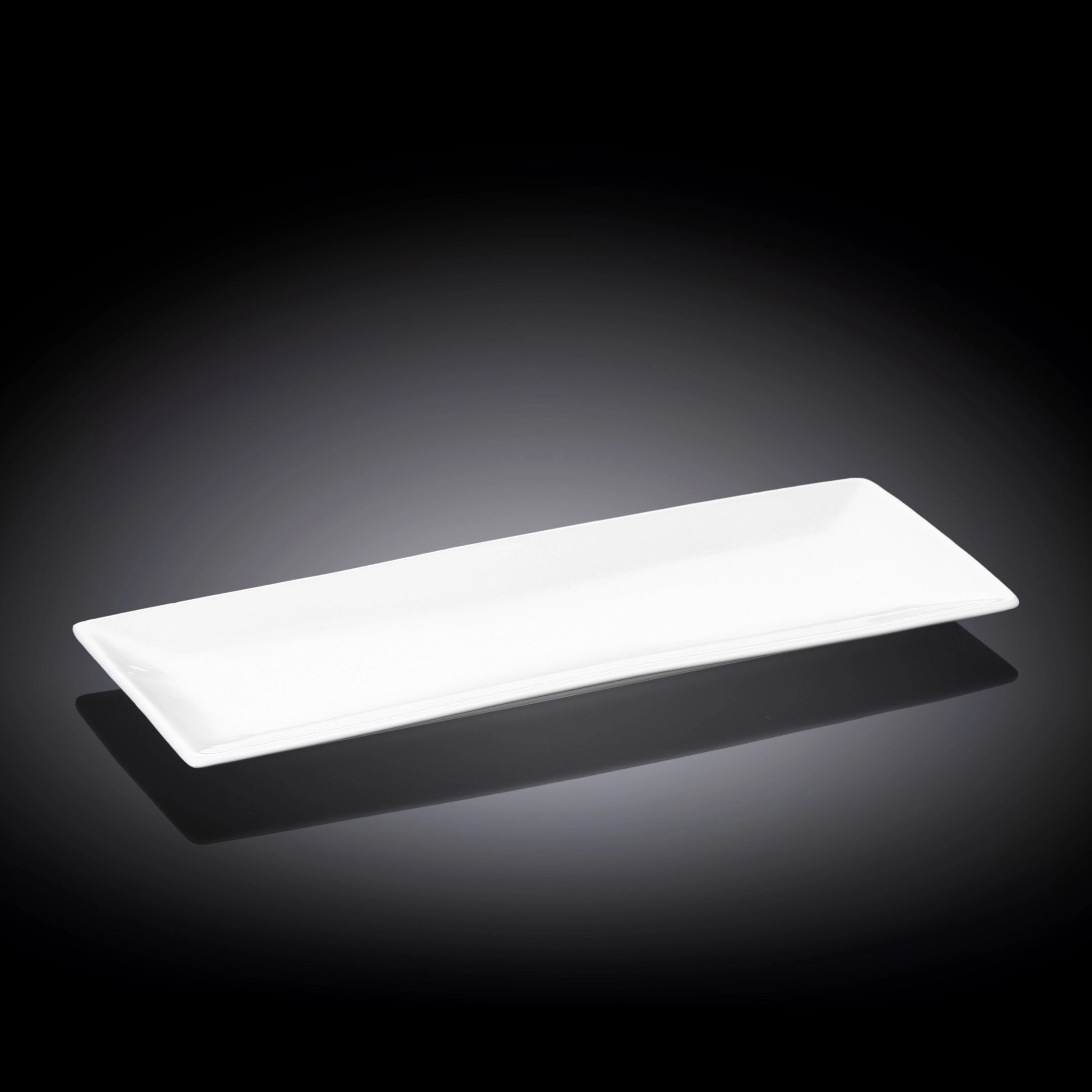 Wilmax Servierplatte 30.5 x 12 cm aus Porzellan, Weiß WL-992015/A