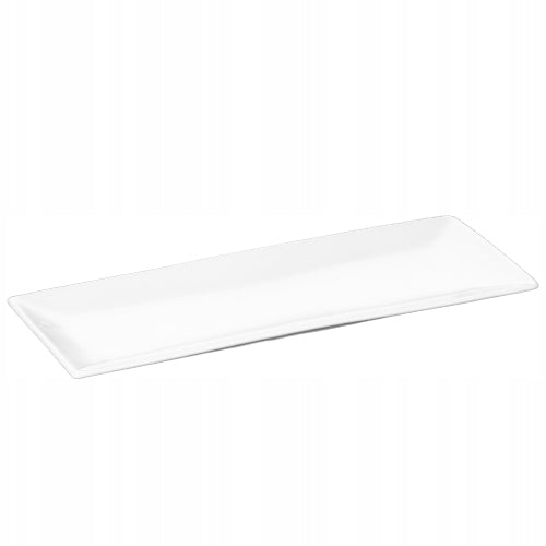 Wilmax Servierplatte 35,5 × 14 cm Weiß aus Porzellan