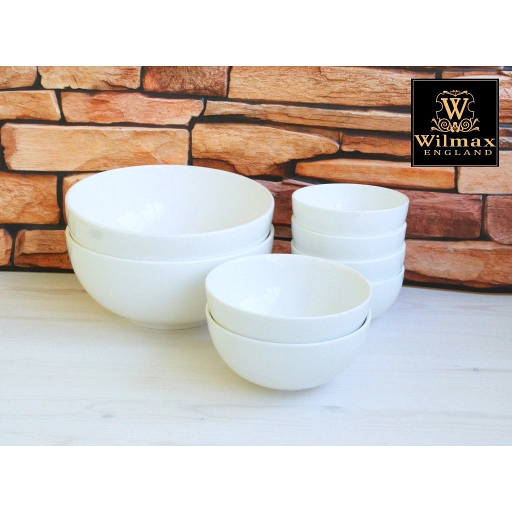 Wilmax Schale 20 cm 1700 ml aus Porzellan, Weiß WL-992566/A