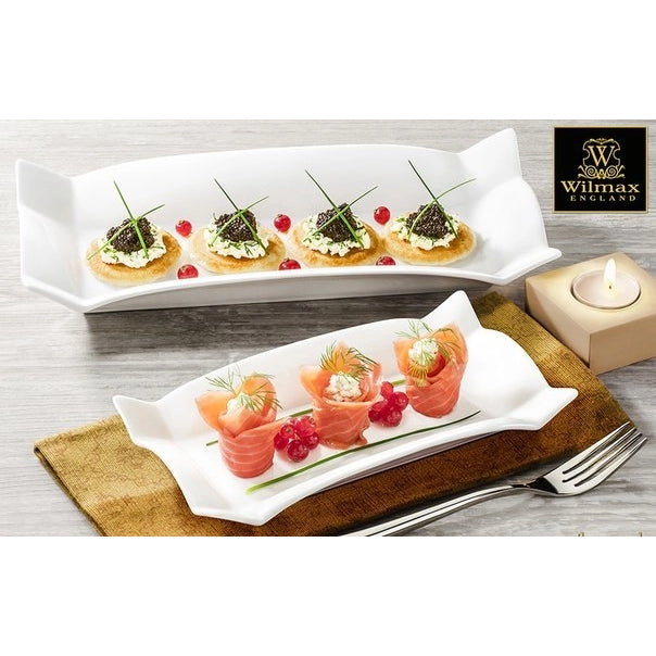 Wilmax Porzellan Servierplatte, 25 x 12 cm, WL-992582/A