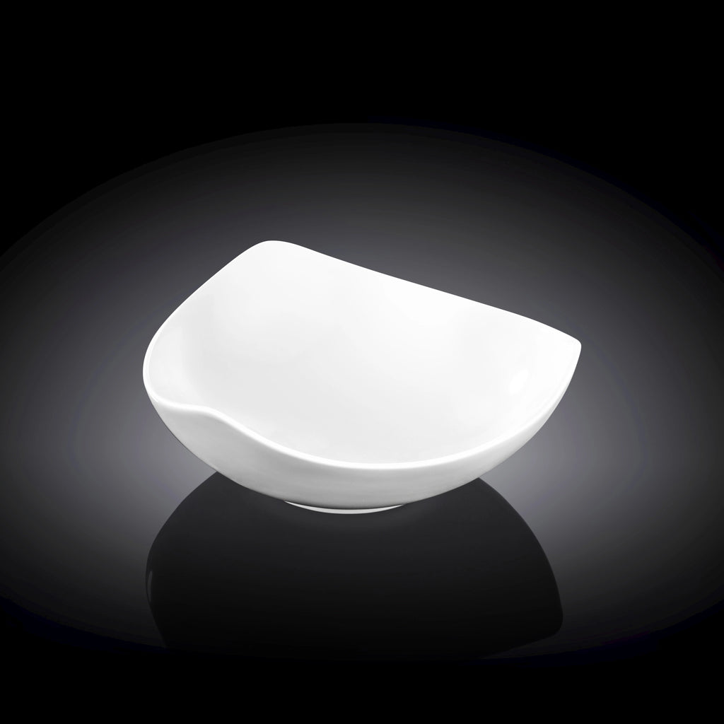 Wilmax Teller 13 cm aus Porzellan, Weiß WL-992613/A