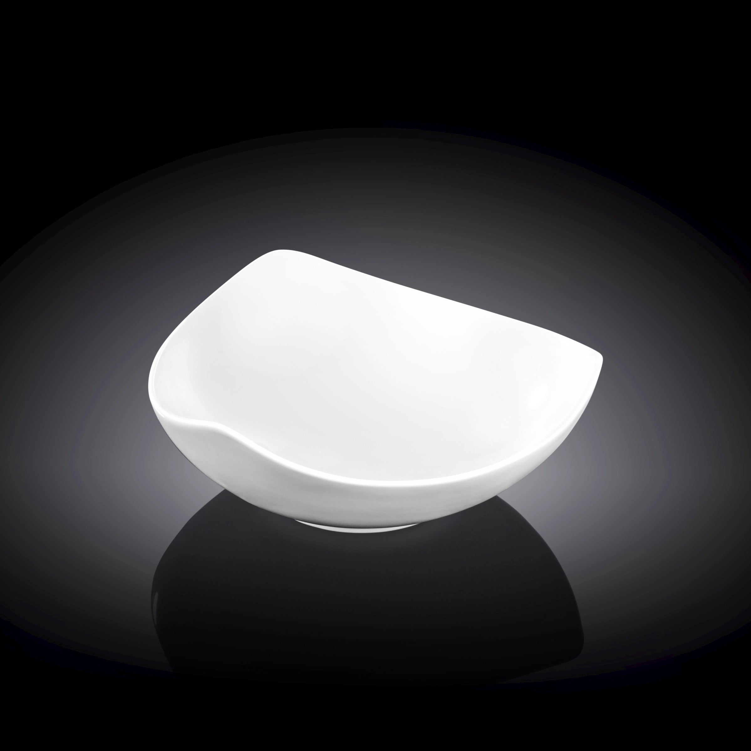 Wilmax Teller 13 cm aus Porzellan, Weiß WL-992613/A