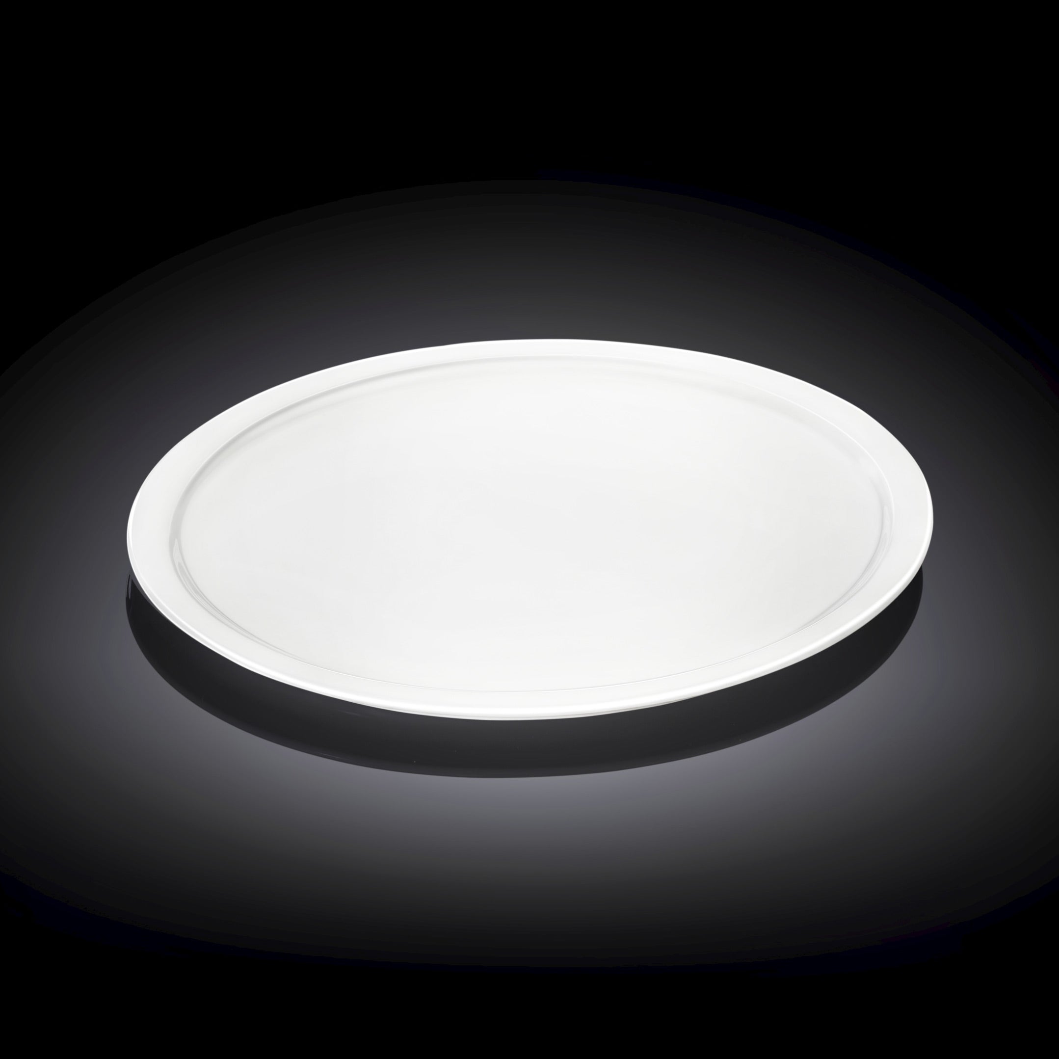 Wilmax Pizzateller 35.5 cm aus Porzellan, Weiß WL-992618/A
