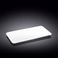 Wilmax Servierplatte 30 x 16 cm aus Porzellan, Weiß WL-992620/A