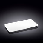 Wilmax Servierplatte 30 x 16 cm aus Porzellan, Weiß WL-992620/A