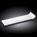 Wilmax Servierplatte 30.5 x 9.5 cm aus Porzellan, Weiß WL-992621/A