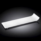 Wilmax Servierplatte 30.5 x 9.5 cm aus Porzellan, Weiß WL-992621/A