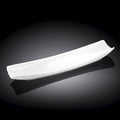 Wilmax Servierplatte 35 x 11 cm aus Porzellan, Weiß WL-992623/A