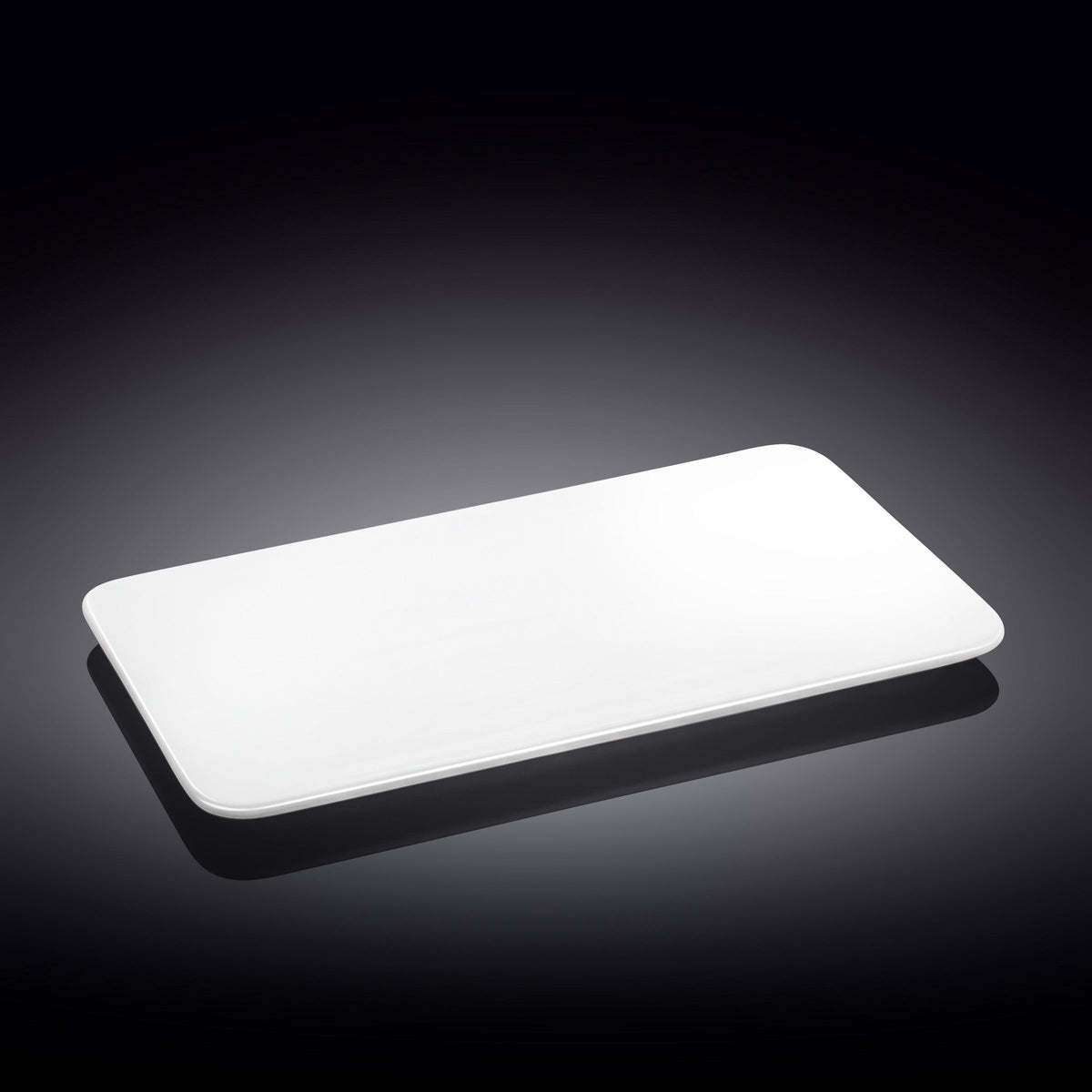 Wilmax Servierplatte 35,5 × 25 cm Weiß aus Porzellan