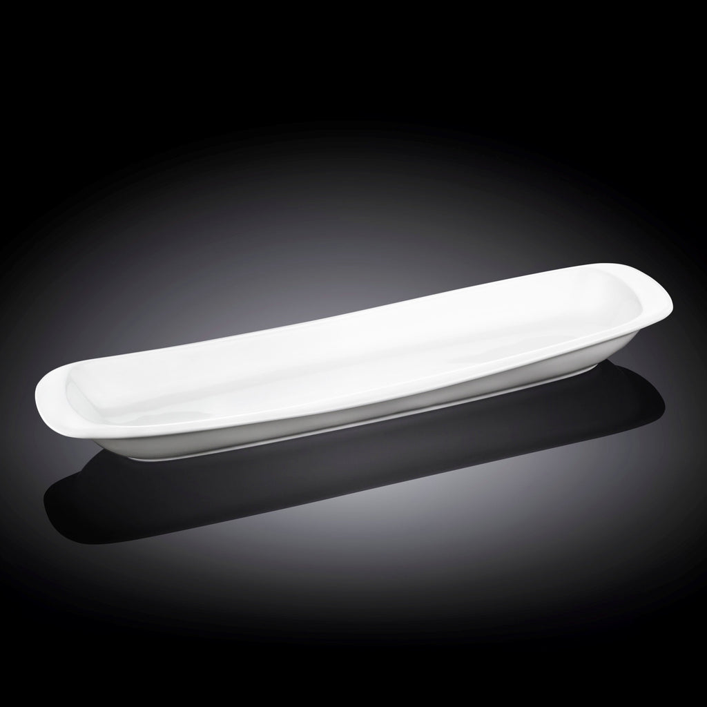 Wilmax Teller 33 cm Weiß aus Porzellan
