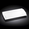 Wilmax Servierplatte 29.5 x 15 cm aus Porzellan, Weiß WL-992646/A