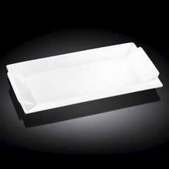 Wilmax England Rechteckige Servierplatte, 40 x 20 cm, Porzellan, WL-992648/A