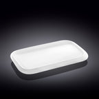 Wilmax Servierplatte 30 x 18 cm aus Porzellan, Weiß WL-992661/A