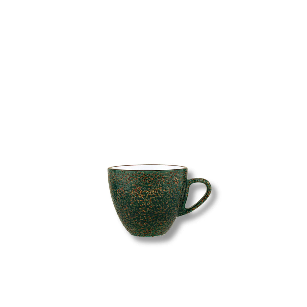 Wilmax Tasse 75 ml Grün aus Porzellan