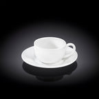 Wilmax Espressotassen mit Untertassen 2er Set 100 ml WL-993002/2C