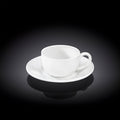 Wilmax Espressotassen mit Untertassen 6er Set 100 ml WL-993002/6C