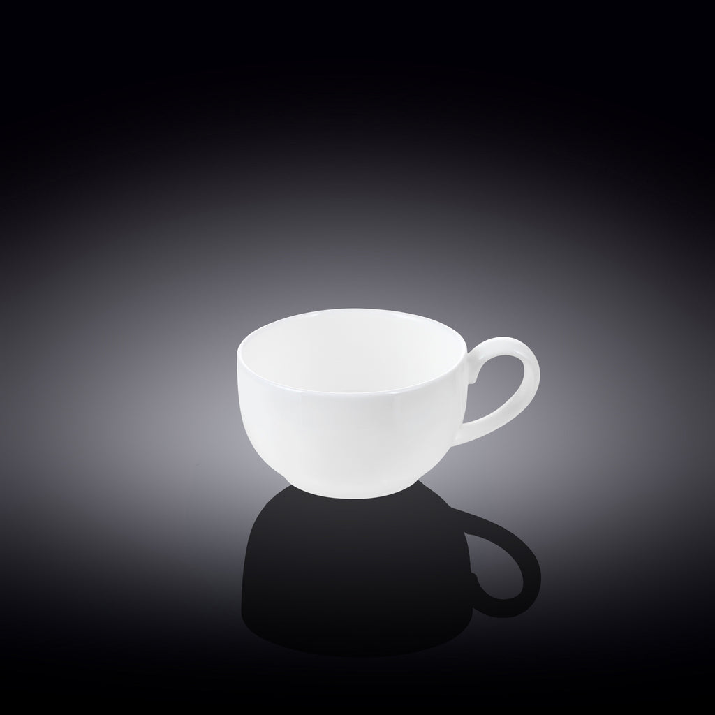 Wilmax Espressotasse mit Untertasse 100 ml Weiß Porzellan WL-993002/AB