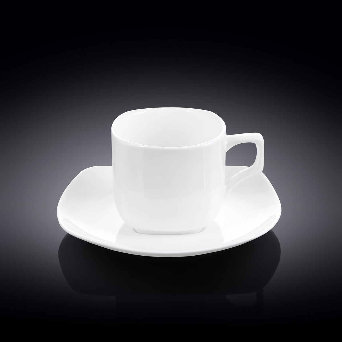 Wilmax Tee Tassen & Untertassen Set 6-teilig 200 ml Porzellan WL-993003/6C