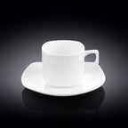 Wilmax Teetassen mit Untertassen 2er Set 200 ml WL-993003/2C