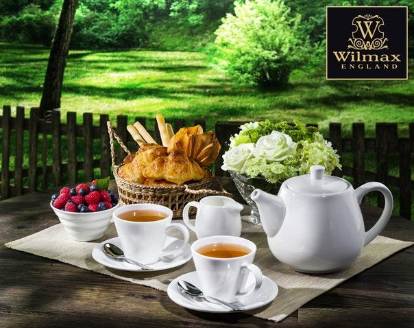 Wilmax Teetassen mit Untertassen 2er Set 180 ml WL-993004/2C