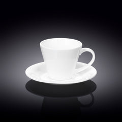 Wilmax Tee Tassen & Untertassen Set 2-teilig 180 ml Porzellan WL-993004/2C