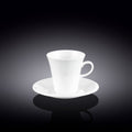 Wilmax Kaffeetassen mit Untertassen 2er Set 160 ml WL-993005/2C