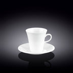 Wilmax Kaffeetassen mit Untertassen 2er Set 160 ml WL-993005/2C