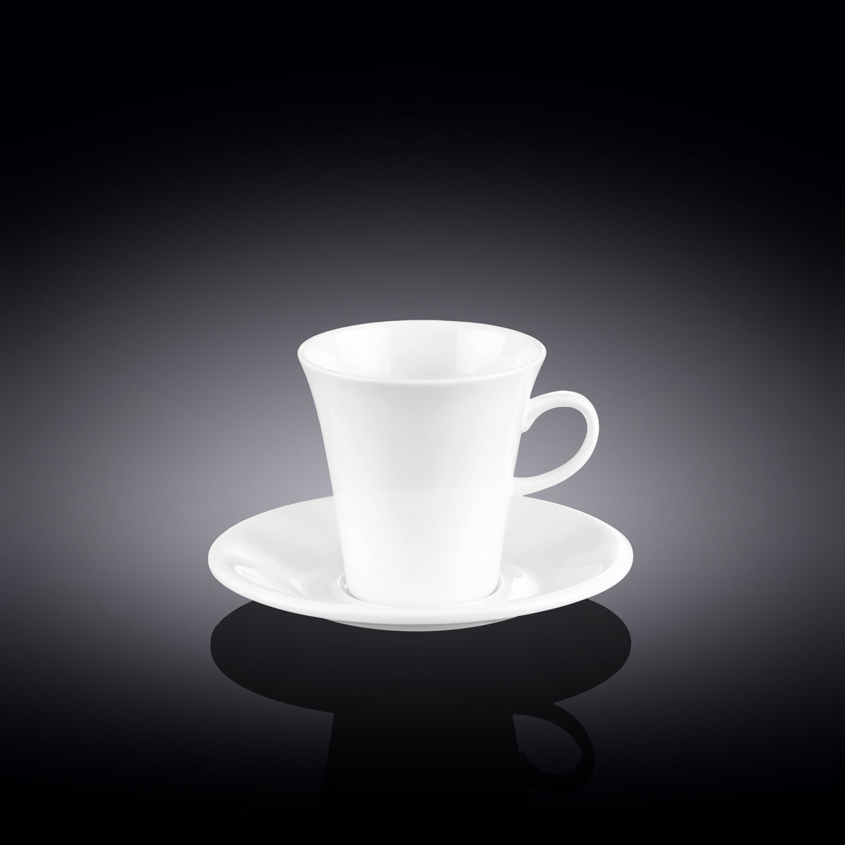 Wilmax Kaffee Tassen & Untertassen Set 2-teilig 160 ml Porzellan WL-993005/2C