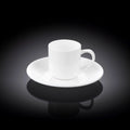 Wilmax Espressotassen mit Untertassen 2er Set 90 ml WL-993007/2C