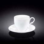 Wilmax Teetassen mit Untertassen 2er Set 220 ml WL-993009/2C